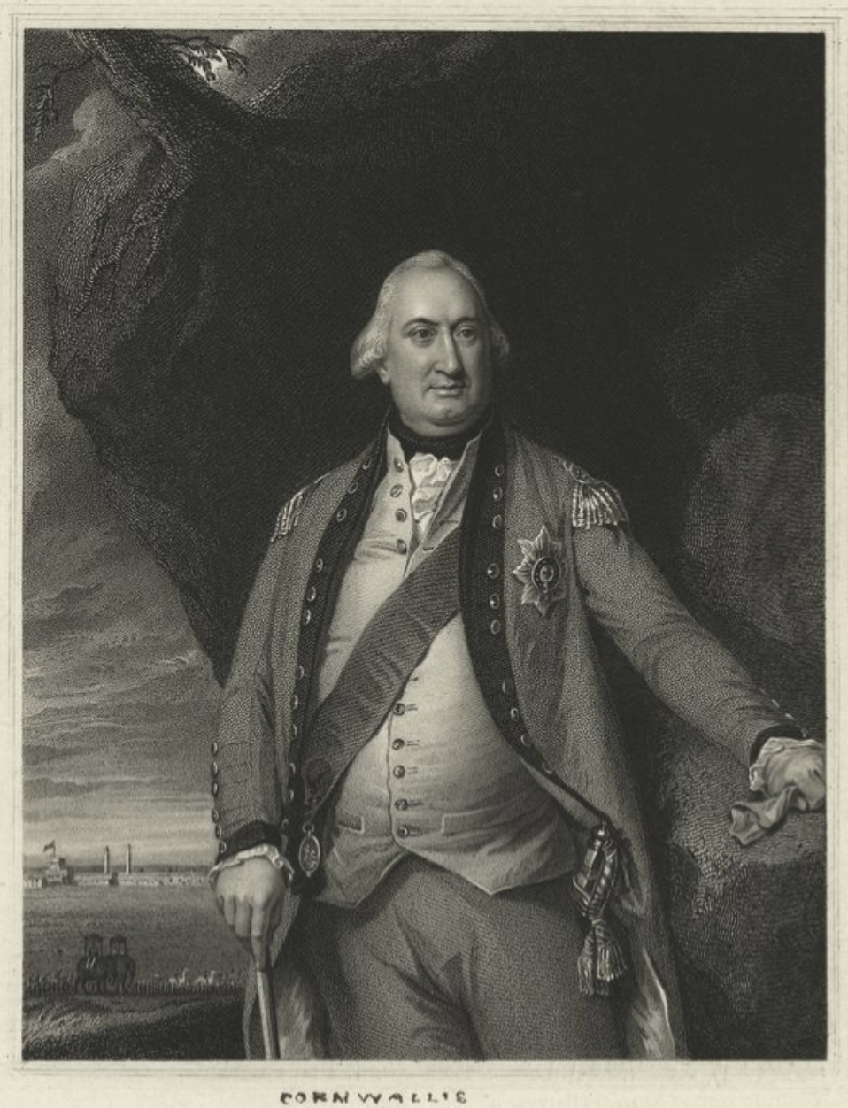 The Miriam and Ira D. Wallach Division of Art, Prints and Photographs: Print Collection, The New York Public Library. “Charles Cornwallis, Marquis Cornwallis.” New York Public Library Digital Collections.